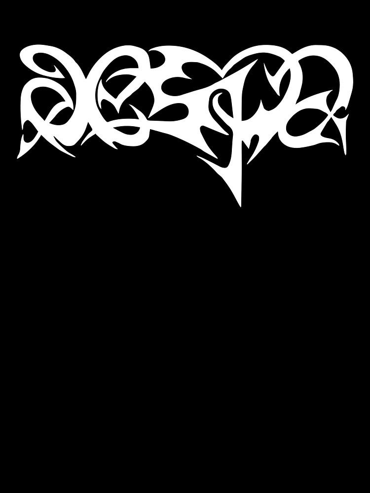 aespa - Armageddon aespa Logo 2 (White) Oversized T-Shirt
