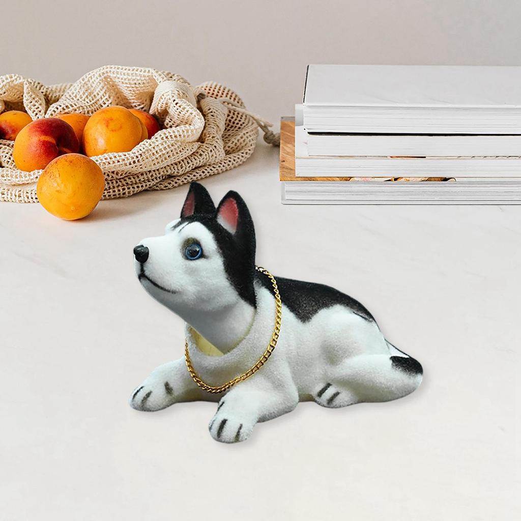 Милая собака с качающейся головой, щенок, кивающая собака для украшения приборной панели автомобиля 