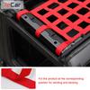 JeCar Car Roof Multifunction Trunk Mesh Cargo Top Bed Rest Storage Net For Jeep Wrangler TJ JK JL 2007 Up Exterior