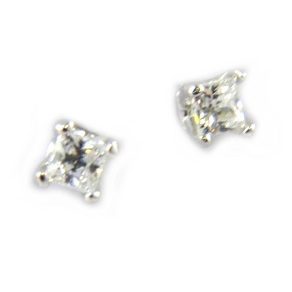 Les Trésors De Lily [L7895] - Silver Earrings 'Essentiel' Silver White (rhodium-plated) - 2 Mm
