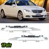 2 шт. Хромированная накладка на передний бампер для Mercedes-Benz W221 S350 2005-2013