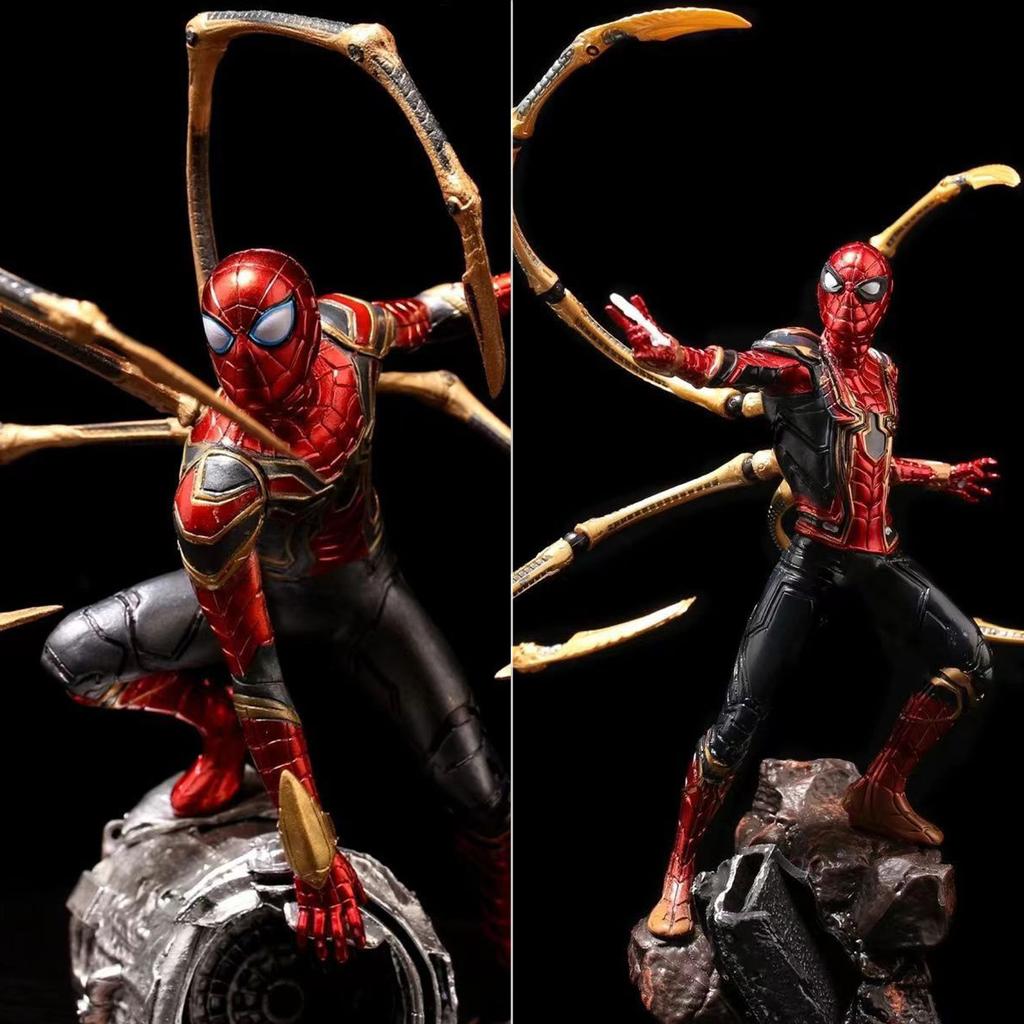 Spider-Man Superhero 19/23cm Anime Action Figure Collectible Model Toy Desktop Display Decoration Holiday Gift For Fans