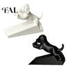 Portable No Punch Door Accessory 3D Printed Cartoon Dog Stopper, Cute Animal Holder, Desktop Figurine for Office Non-Slip Wedge Floor Wall Protection