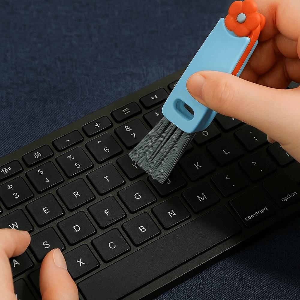 Mini Straw Cleaning Brush Silicone Cup Lid Cleaning Brush  Appliance Maintenance