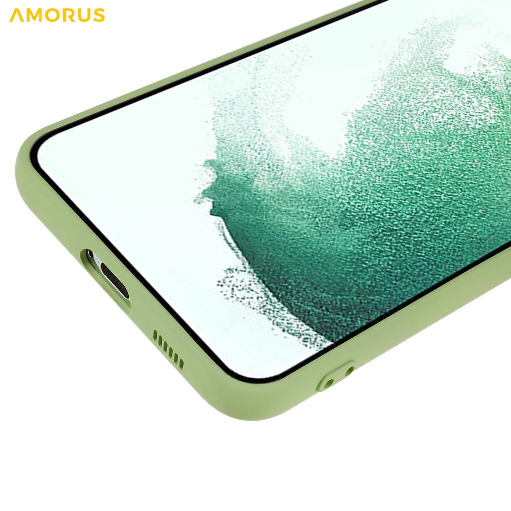 For Samsung Galaxy S22 5G Case Precise Cutouts TPU Fiber Lining Shockproof Phone Cover