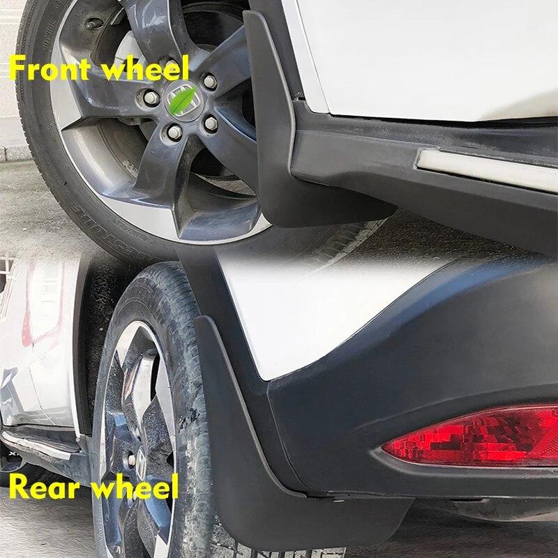 Передние и задние 4 шт. для Honda HRV Vezel 2015-крыло, брызговики, брызговики, автомобильные аксессуары, брызговики
