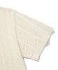 COVERNAT Cable Round Half Knit Ivory