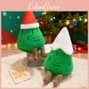 Christmas Themed Pine Tree Plush Toys Short Hair Material Children Doll Playroom
