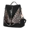 Рюкзак с леопардовым принтом, женский рюкзак большой вместимости с защитой от кражи