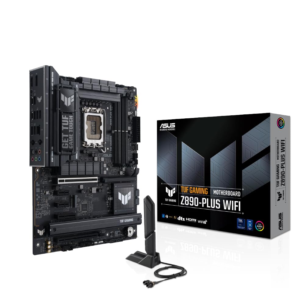 ASUS TUF GAMING WIFI Intel Core Ultra Processors Compatible LGA 1851 Z890 Chipset DDR5 ATX Authorized Distributor Product Z890-PLUS (series 2)