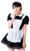 Party City Closet Косплей Милая горничная Черно-белая Шелли Женская