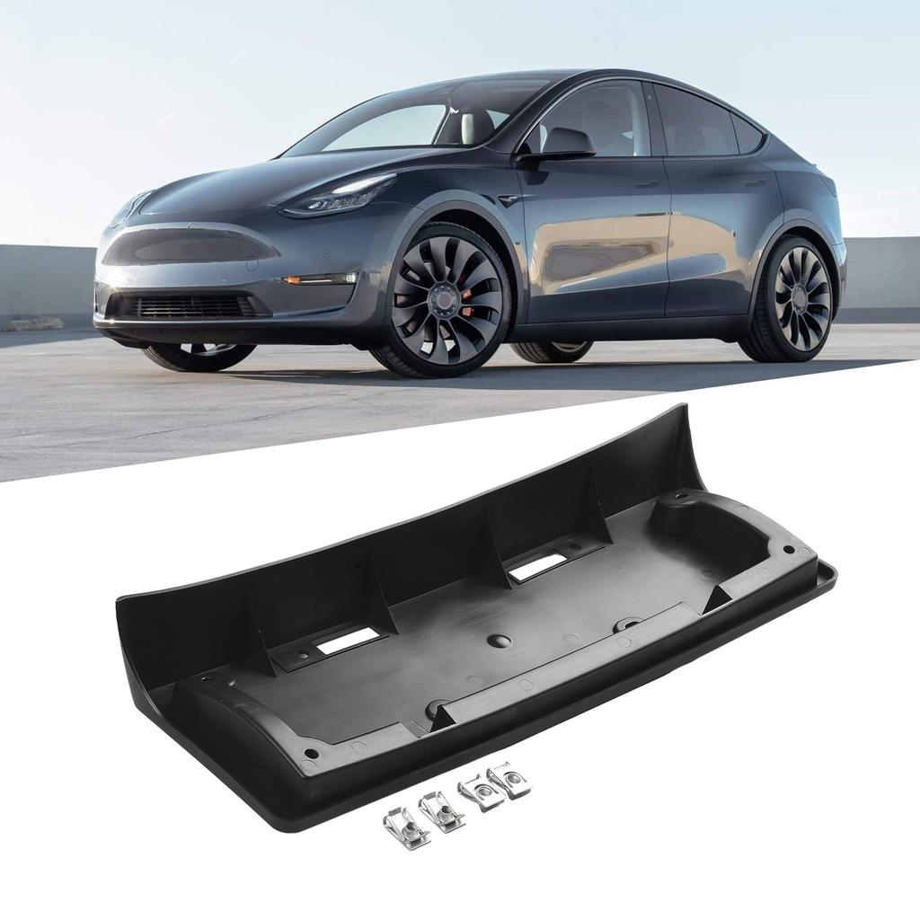 Аксессуары Передний кронштейн номерного знака Пластик для Tesla Model Y 3 2019-2025 Передний кронштейн номерного знака Прочный Изысканный