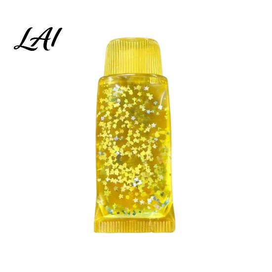 Toothpaste Tube Squeeze Toy Clear Toy Stress Relief Star Glitter Slow Rising Soft Transparent Sensory TPR