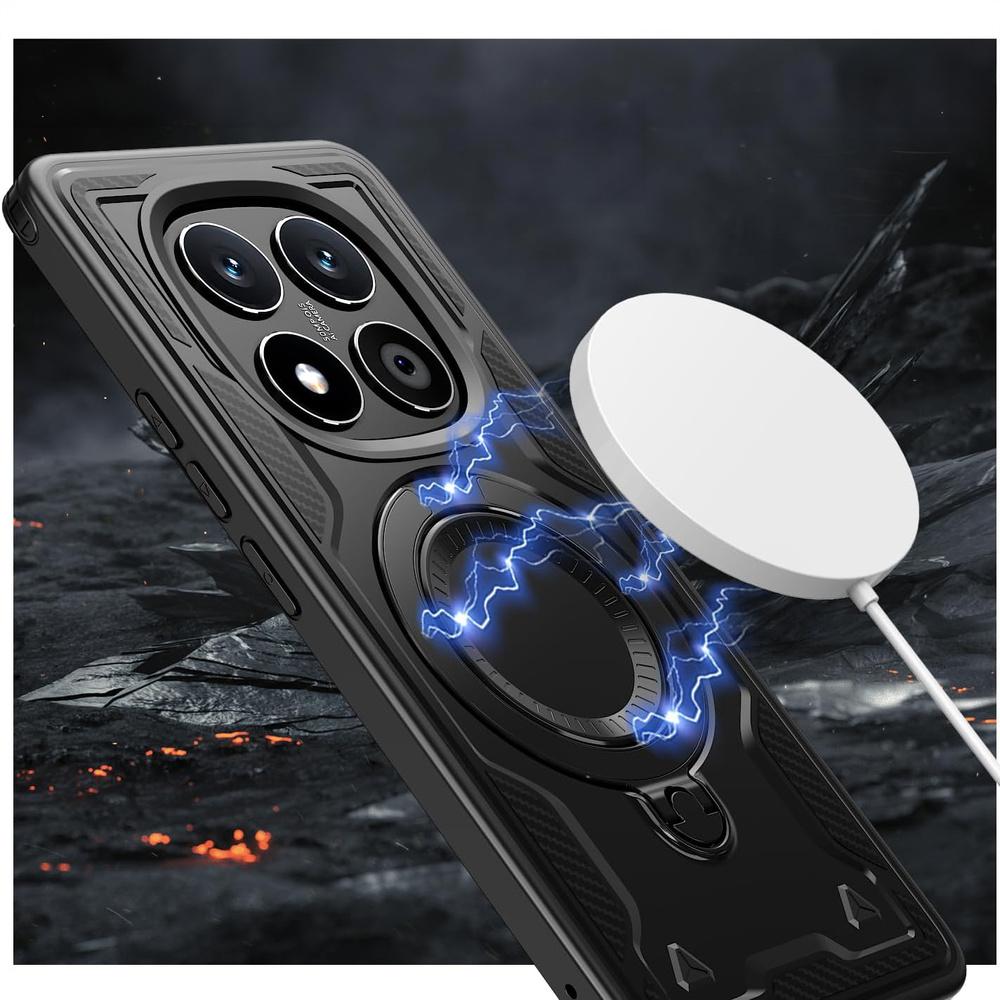 Magnetic case for Xiaomi Redmi Note 15 Pro Plus 5G / Poco M8 Pro 5G, black