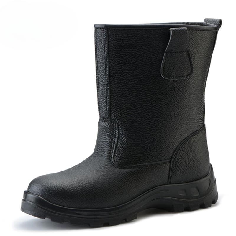Anti-smashing and Anti-piercing Labor Insurance Shoes Waterproof, Oil-resistant, Acid and Alkali-resistant Work Men's Shoes High Boots