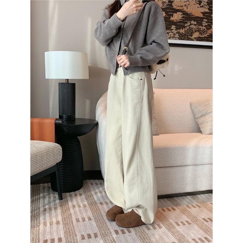 Wool Version~ Grape Ma Height Increase Cm Cow Anti-plush Plush Shoes Women's Half-drag Winter Plush Warm Cotton Shoes