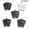 10 шт. эмалированные подвески Хэллоуин Черный Череп Бабочка Подвески Дизайнерские Подвески Подходят для изготовления украшений DIY Фурнитура для украшений W345