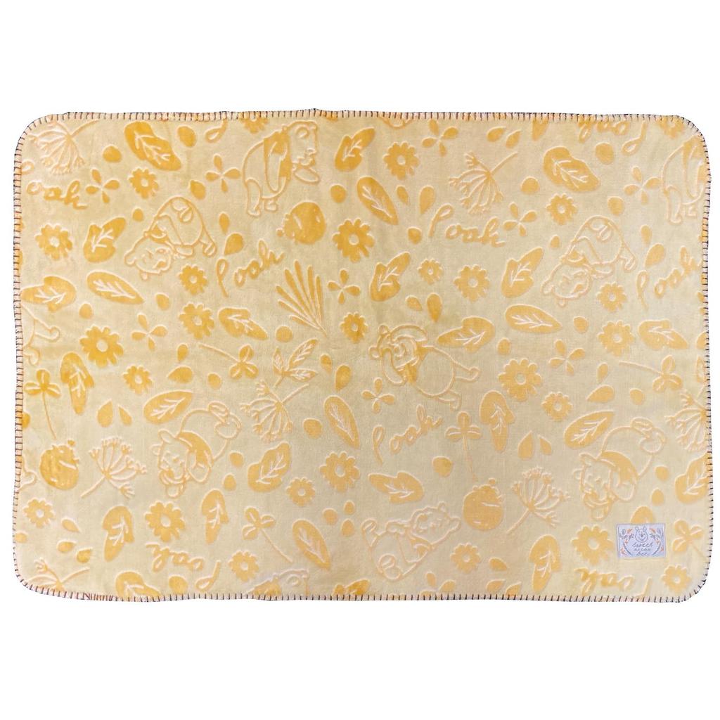 Marushin Disney Winnie the Pooh Mild Plant 70cm H x 100cm Winter Product 2245030200 Throw, Approx. W, Cute, Fluffy, Stylish, Warmer, Number