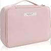Pink Large Capacity Waterproof Cosmetic Bag – Travel & Daily Use