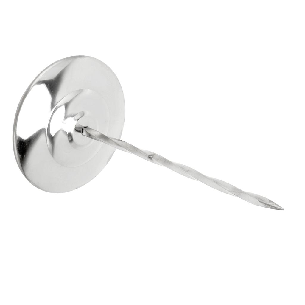 Receipt Bill Holder Thickened Stainless Steel Round Bottom Nonslip Ticket Spike for Restaurants