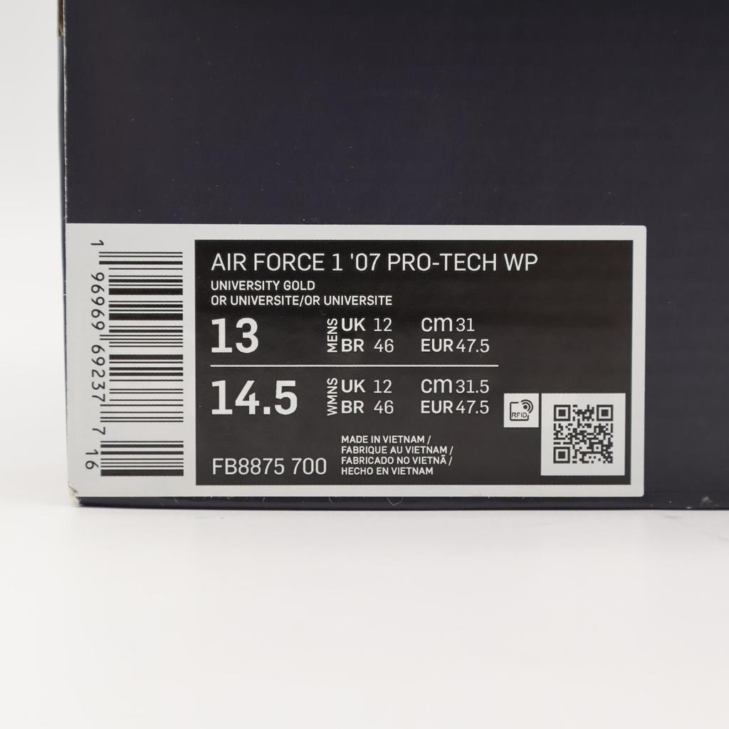 FB8875-700 Nike Air Force 1 '07 Pro-Tech WP Университетское золото (Мужской)