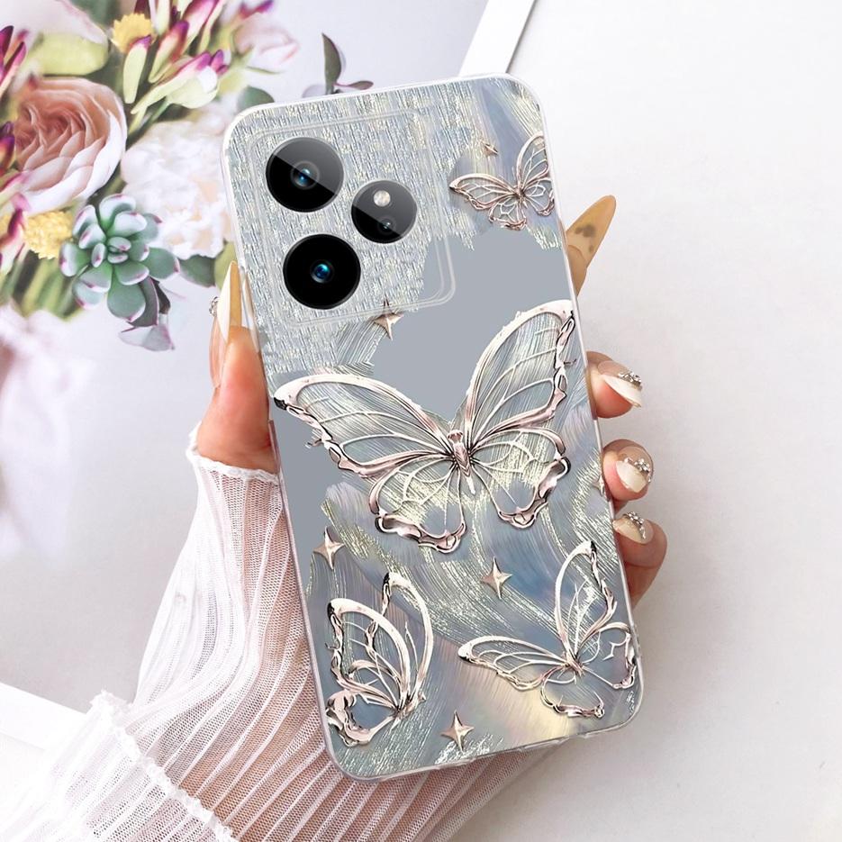 Чехол для Realme GT 7 GT7 T 5G RMX5061 Милый Лев Модный Расписной Чехол Мягкий Силиконовый Чехол для Телефона для Realme GT 7 Pro GT7T 5G
