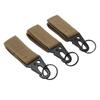 3 шт. карабин для скалолазания, клейкая конструкция, прочный, удобный для ношения, компактный, портативный, практичный, походный инструмент