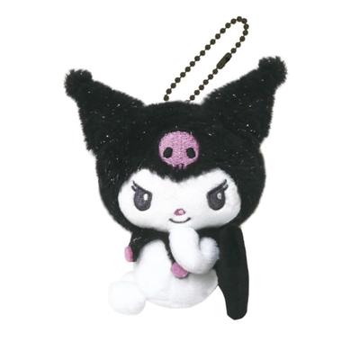 K Company My Melody Kuromi Маскот на шариковой цепочке Kuromi Черный В11 х х (Серия «Ангел») MK-BM-KUB Ш12.7 Г7.3см