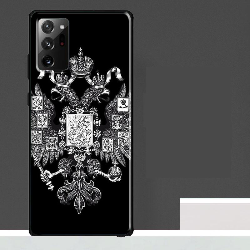 Russian Empire Coat of Arms Case For Samsung Galaxy S25 S24 S23 Ultra S9 S10 S20 S21 S22 Plus S23 FE S25 FE Phone Cover
