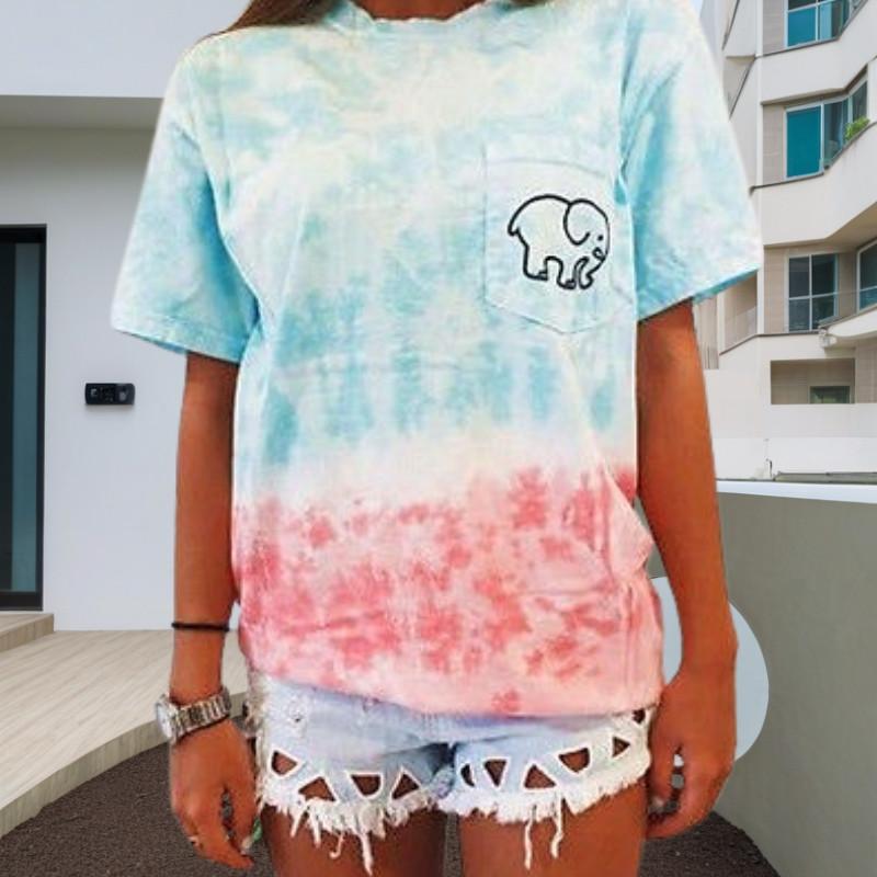 Trendy Kids Cotton T-shirt For Summer 2024 Stylish Tie Dye Design For Boys And Girls