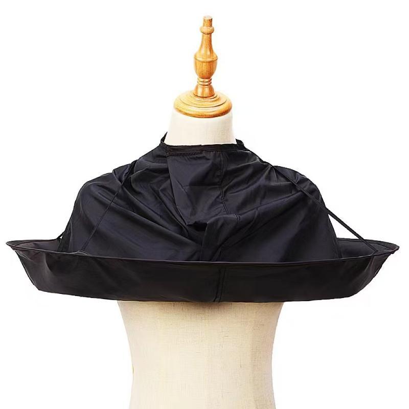 Non-Stick Waterproof Hairdressing Cape 60cm Professional Adjustable Neck for Home DIY Hair Cutting