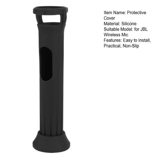 Защитный чехол для микрофона, силиконовый чехол, противоскользящий захват, ударопрочный, ударопрочный, защитный чехол для микрофона