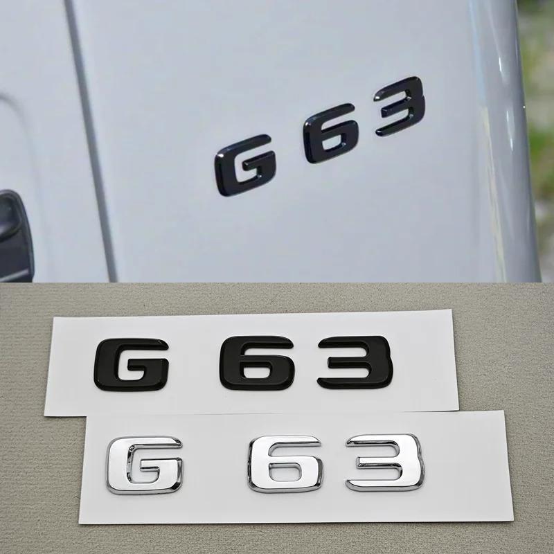 3D ABS Автомобильные Буквы Логотип G55 G63 G65 Наклейка Задний Багажник Шильдик Эмблема Наклейки Для AMG G55 G63 W463 Авто Аксессуары