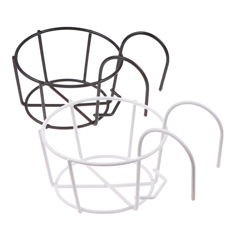 Садовые висячие растения, железные стеллажи, балкон, круглая стойка для цветочного горшка, перила, забор