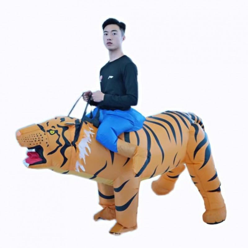 Inflatable Alien Costume Adults Halloween Party Prank Prop Funny Scary Outfit