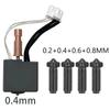 For Anycubic Kobra S1 Hotend Upgrade Kobra S1 Combo Hot End Kit Bi metal heatbreak Kobra S1 Nozzle Print Head S1C Accessories