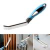 Hard Bristle Crevice Cleaner Brush Multifunctional Gap Cleaning Brush with Non-Slip