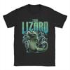 Lizard Cool Unisexs T Shirt  Humorous Tees Short Sleeve O Neck TShirts Cotton Plus Size Clothes