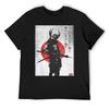 Samurai with Musashi Quote T-Shirt Boys Whites Designer Shirts Aesthetic Clothing Vintage T Shirts Funny T Shirts for Men