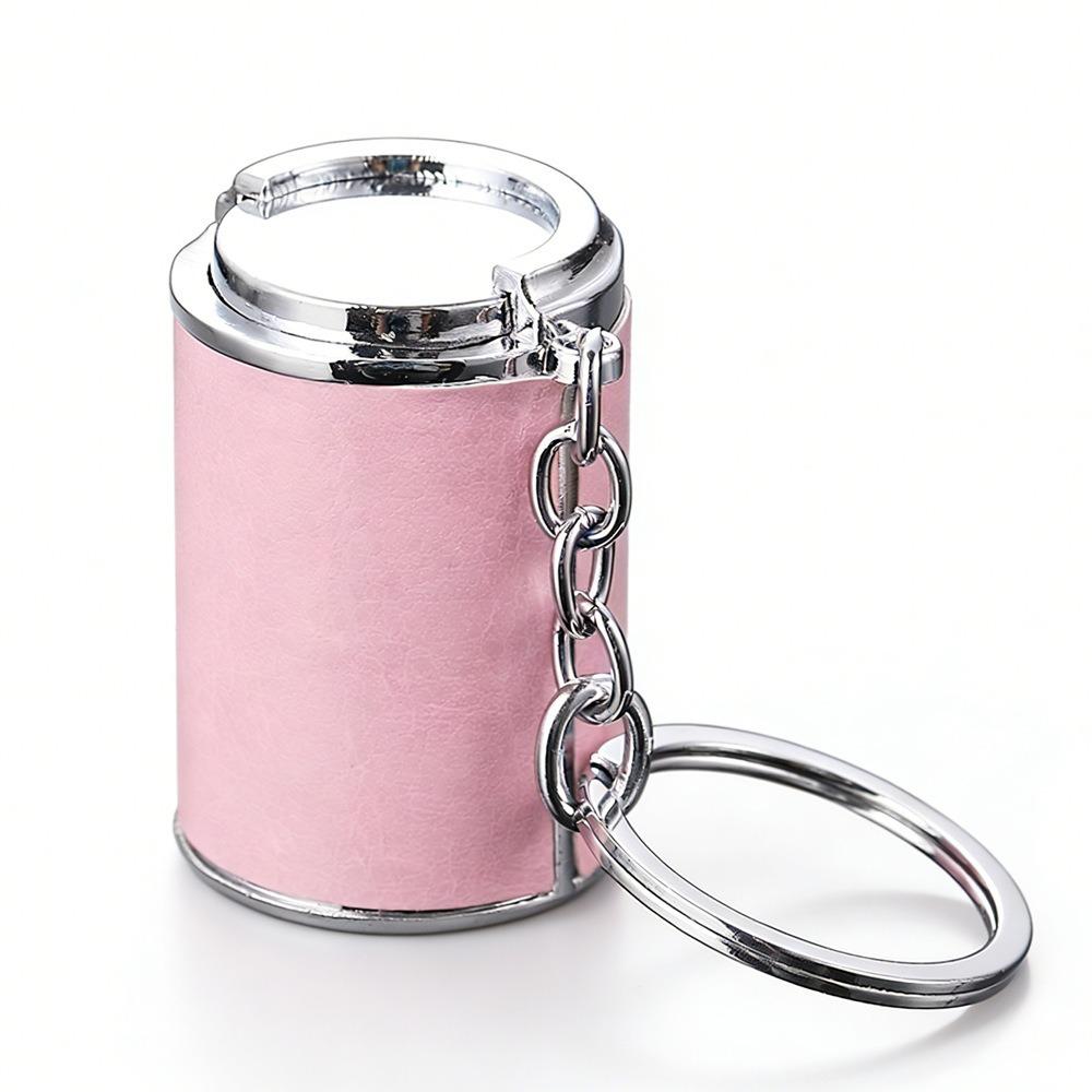 with Snap Closure Coin-holding Jar Keychain Press-type Coin Holder for Supermarket Cashier