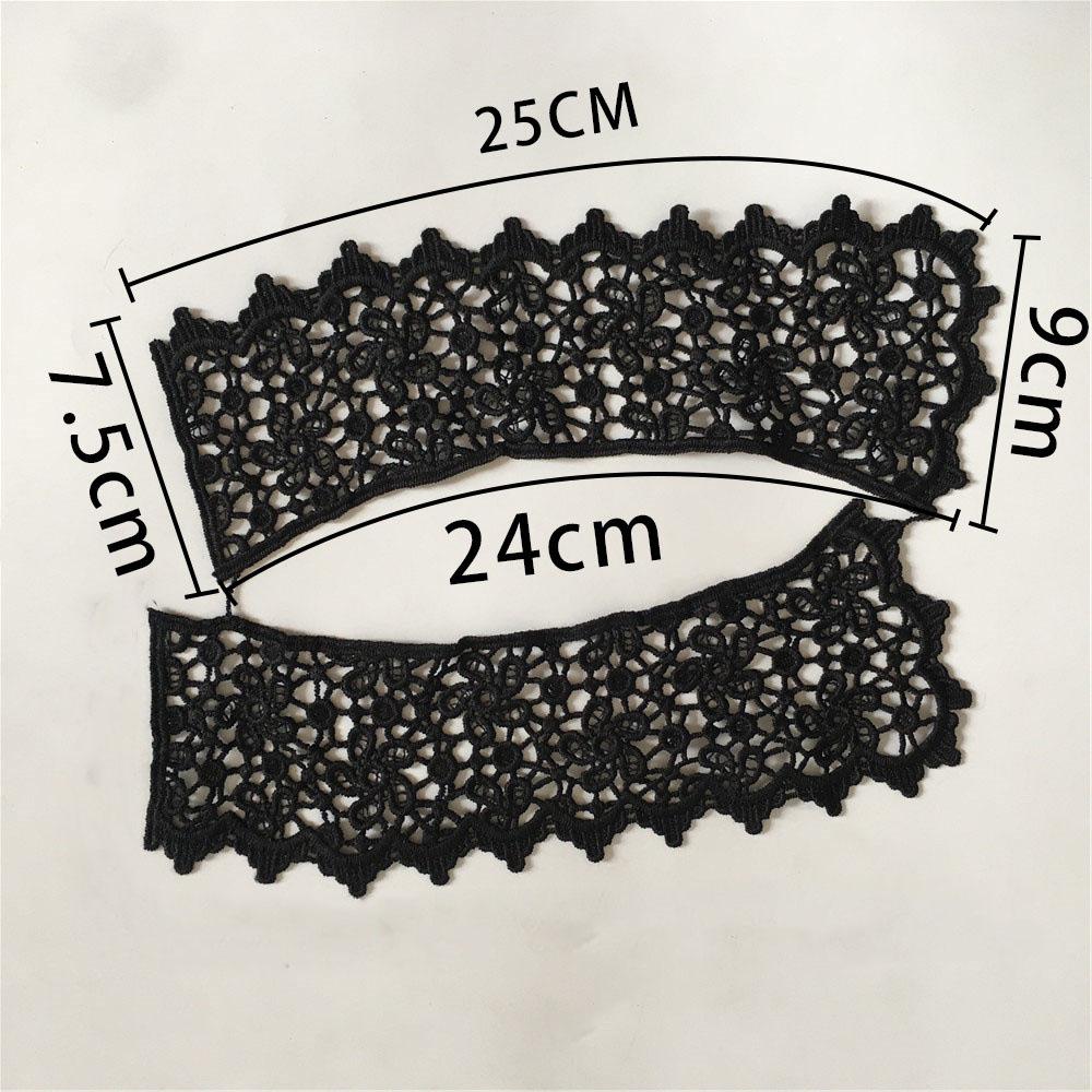Clothing Accessories Milk Silk Hollow Lace Embroidery Diy Collar Sewing Lace Clothes Neckline Accessories Decoration