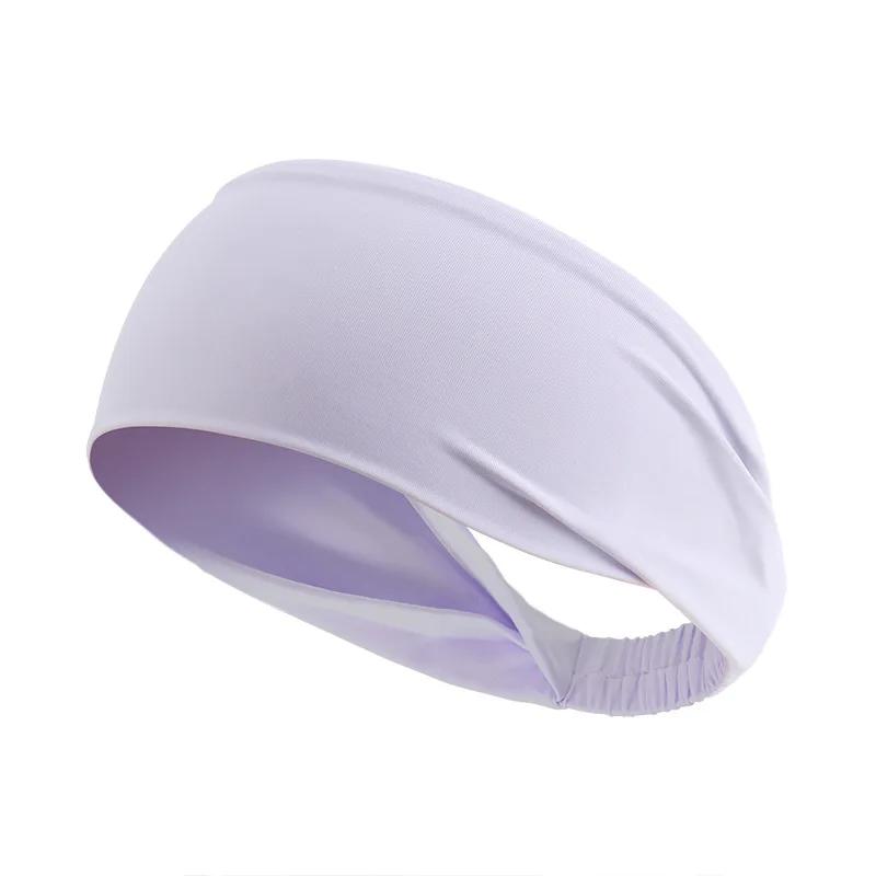 Широкая спортивная повязка на голову для мужчин и женщин, для занятий спортом, бега, йоги, повязки для волос, эластичная повязка на голову для занятий велоспортом, бадминтоном и теннисом