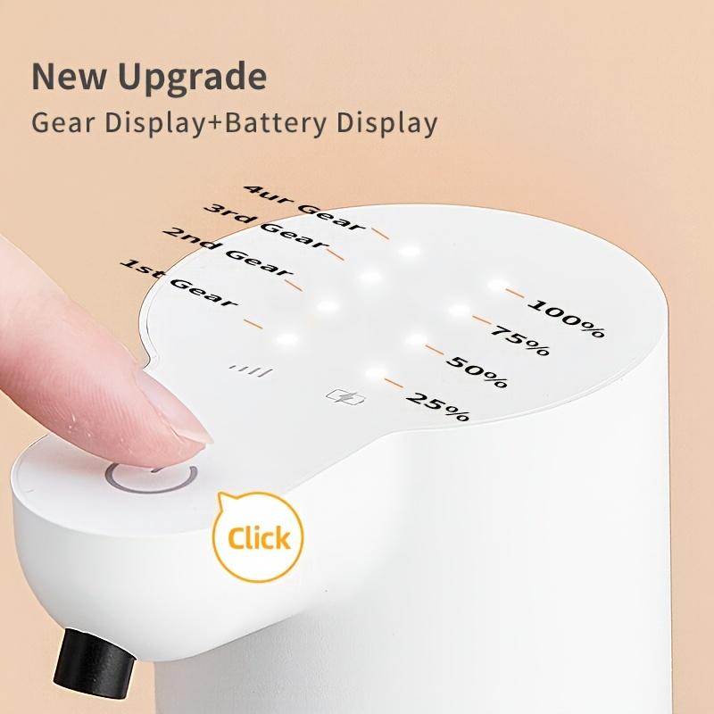 Автоматический пенный дозатор для мыла - Бесконтактный сенсор, Питание от USB/батареек, Бесконтактный органайзер для ванной и кухни с регулируемым выходом пены