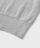 NONBLANK Raglan Half Sleeve Collar Crop Knit_Grey