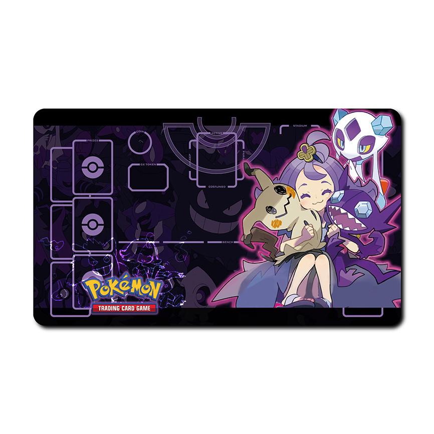 Purple Ghost Type Pokemon Playmat NonSlip Gaming Mouse Pad