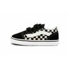 Old Skool V Toddler Primary Check Baby Sneakers Black White VN0A38JNP0S