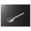 Chuo Kagaku Plastic Cutlery, Disposable Dessert Spoons, 100 Count, Transparent, Approx. 0.5 X 9.8 X 2.6 Cm, Product Number: 289306