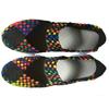 Women's Fashion Casual Rainbow Ladies Summer Sports Runnings Woven Mesh Flat Shoes