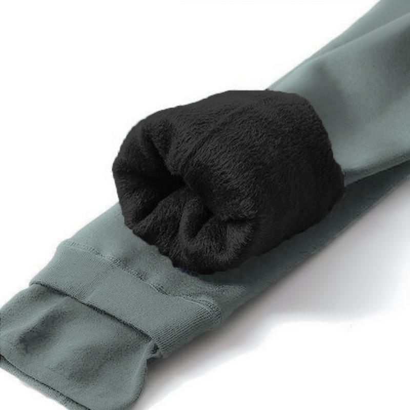 Зимние женские леггинсы с бархатной подкладкой цвет на выбор