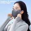 Uv Protection Breathable Face Mask 3D Seamless Full Face Outdoor  Lightweight Sun Block Flex Fit